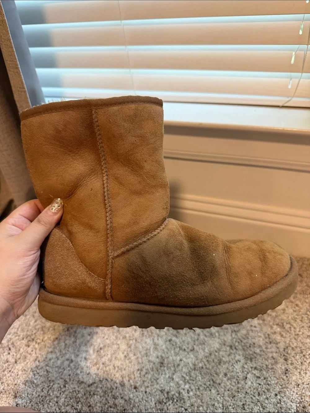 UGG suede exterior